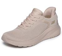 Skechers Hands Free Slip-ins: Bobs Sport Squad Chaos-Current Muse, Zapatillas Mujer, Natural Textile, 35.5 EU