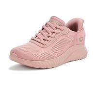 Skechers Hands Free Slip-ins: Bobs Sport Squad Chaos-Current Muse, Zapatillas Mujer, Rosa, 37.5 EU Ancho