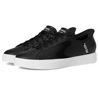 Skechers Hands-Free Slip-ins Eden LX Strando, Zapatillas Hombre, Negro Duraleather Ribete Blanco, 40 EU
