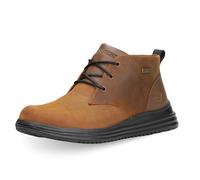 Skechers Hands-Free Slip-ins Proven Conklin, Botas Cortas al Tobillo Hombre, Dark Brown Leather, 42 EU