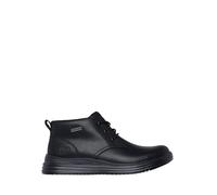 Skechers Hands-Free Slip-ins Proven Conklin, Botas Cortas al Tobillo Hombre, Black Leather, 43 EU