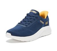 Skechers Hands Free Slip-ins Squad Chaos-Solid Step, Zapatillas Hombre, Azul Marino, 43 EU Ancho