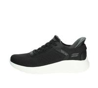 Skechers Hands Free Slip-ins Squad Chaos-Solid Step, Zapatillas Hombre, Negro Blanco, 40 EU