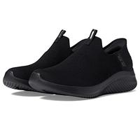 Skechers Hands Free Ultra Flex 3.0 Cozy Streak, Zapatillas Mujer, Ribete de Punto Negro, 40 EU Ancho