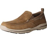Skechers Harper-Forde - Mocasines para Hombre con Plantilla Acolchada y Suela de Goma, Marrón (Dsch), 39.5 EU