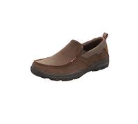 Skechers HARPER FORDE, Zapatillas de Entrenamiento para Hombre, Dark Brown Leather, 42 EU