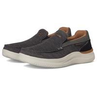 Skechers Hasting-Marco - Zapatillas Deportivas para Hombre, Color Gris/Bllack, Talla 42 EU, Gris Bllack, 42 EU