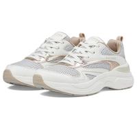 Skechers Hazel-Metallic Soiree - Tenis para Mujer, Blanco/Dorado, 38 EU