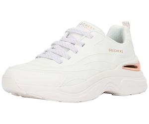 Skechers Hazel Step N Flow para Mujer, Malla Blanca termofusible, 36.5 EU