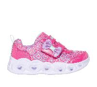 Skechers Heart Lights - Boogie Land en Rosa Caliente, talla 23