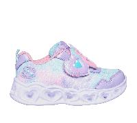 Skechers Heart Lights - Lovin Reflection en Lavanda/Rosa Claro, talla 21