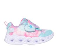 Skechers Heart Lights - Lovin Reflection en Turquesa/Lavanda, talla 22