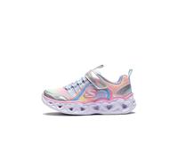 Skechers Heart Lights Rainbow Lux, Zapatillas Niñas | Casual, iluminado, dedos centelleantes, puntera de diamantes de imitación, estampado de unicornio
