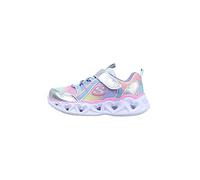 Skechers Zapatillas deportivas Heart Lights Rainbow Lux niñas Jade/Lila/Rosa/Plata Talla 30