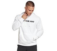 Skechers Heritage II Sudadera con Capucha, White, X-Large para Hombre