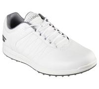 Skechers Herren Pivot - Zapatos de Golf sin Pinchos, Blanco/Gris, 10 Wide