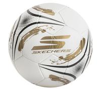 Skechers Hex Brushed talla 5 Soccer Ball en Blanco/Oro