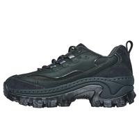 Skechers Hi-ryze Doja'lite Premium, Zapatillas Mujer, Ribete de Malla de Cuero Oliva, 36 EU