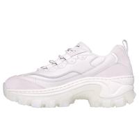 Skechers Hi-ryze Doja'lite Premium, Zapatillas Mujer, White Leather Mesh Trim, 36.5 EU