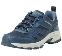 Skechers Hillcrest Pathway Finder para Mujer, Ribete de Malla sintética Azul Marino, 37.5 EU