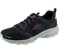Skechers HILLCREST PURE ESCAPADE, Zapatillas de Deporte para Mujer, Black Leather / Mesh / Multi Trim, 38.5 EU