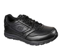 Skechers NAMPA, Sneakers para Hombre, Black Synthetic/Pu, 43 EU