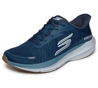 Skechers Hombre Aero Pulse Performance Running Shoes - Lightweight Engineered Mesh Low-Top Daily Runner with Arch Support Slip-In Entrenador, Navy Textile Gray Trim, 42 EU