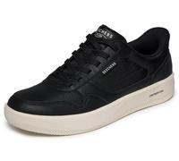 Skechers Hombre Arch Fit Court Break Komfortabel Slip-In Entrenador, Black Duraleather/Mesh, 41 EU