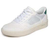 Skechers Hombre Arch Fit Court Break Komfortabel Slip-In Entrenador, White Duraleather/Mesh, 44 EU