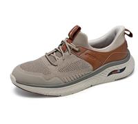 Skechers Arch Fit Crosser-Emeric, Zapatillas Hombre, marrón Claro, 42.5 EU