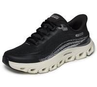 Skechers Hombre Arch Fit Glide-Step Wave Zanaro Slip-In Entrenador, Black/White, 42 EU