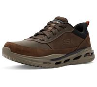 Skechers Hombre Arch FIT ORVAN Moxley Zapatillas, Cocoa Leather/Synthetic, 44 EU