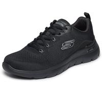 Skechers Hombre Arch Fit Summits Kravel Zapatillas Deportivas, Black Mesh Synthetic, 47.5 EU