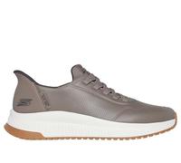 Skechers Hombre Bobs Squad 4 Direct Step Slip-In ENTRENADOR, Taupe Pu, 43 EU