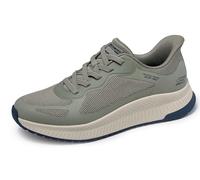 Skechers Hombre Bobs Squad 4 Slip-In ENTRENADOR, Olive Mesh, 40 EU