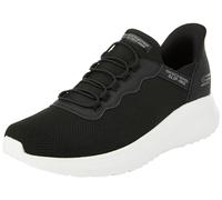 Skechers Hombre Bobs Squad Chaos Daily Hype Slip-In Entrenador | Tenis informales, sin cordones, plantilla de espuma viscoelástica, almohadilla para el talón, suela flexible