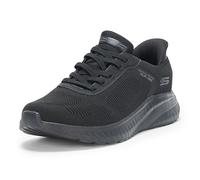 Skechers Hombre Bobs Squad Chaos Solid Step Slip-In ENTRENADOR, Black Knit, 44 EU