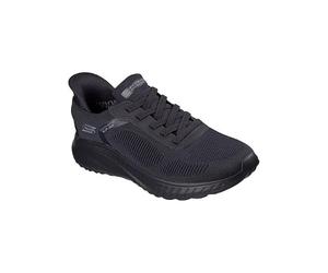 Skechers Hombre Bobs Squad Chaos Solid Step Zapatillas, Dark Charcoal Knit, 42.5 EU