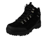 Skechers Relment Pelmo, Botas de Senderismo Hombre, Black Suede, 43 EU