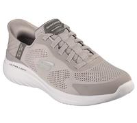Skechers Hombre Bounder 2.0 EMERGED Zapatillas, Taupe Mesh/Synthetic, 45 EU