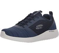 Skechers Zapatillas Bounder 52504 Slip-on para hombre Navy Mesh/PU/Trim 42 EU
