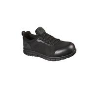 Skechers Hombre Calzado de Seguridad Synergy-Omat Zapatos Trabajo 200013EC Negro