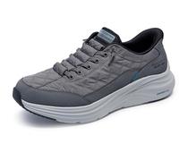 Skechers Hombre Contour Foam Cozy FIT Sneaker, Charcoal, 44 EU