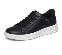 Skechers Tenis 183177-whtpara Hombre, Malla Duraleather Negra, 41.5 EU