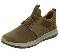 Skechers Zapatillas Delson Axton Hombre Piel Marrón Oscuro 45 EU