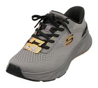 Skechers Edgeride Erlson, Zapatillas Hombre, Charcoal Knit/Yellow PU, 41.5 EU
