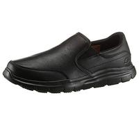 Skechers Zapatillas sin cordones de hombre Flex Advantage Sr Bronwood Piel negra