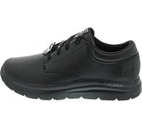 Skechers Zapatos de hombre Flex Advantage Sr Fourche Cuero negro 46 EU
