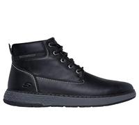 Skechers Hombre Garlan Deno Trainers, Black Synthetic, 41.5 EU