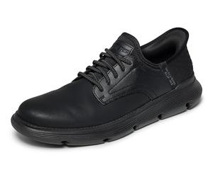 Skechers Hombre Garza Gervin Slip-On | Casual, sin cordones, espuma viscoelástica refrigerada por aire, arco Goga Mat, ajuste clásico